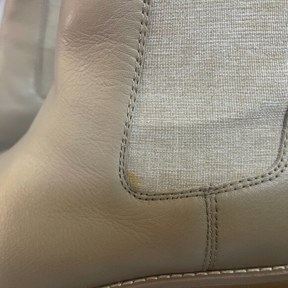 Sam Edelman Cedarwood Tan Kolton Leather Platform Chelsea Boot - Picture 2 of 4